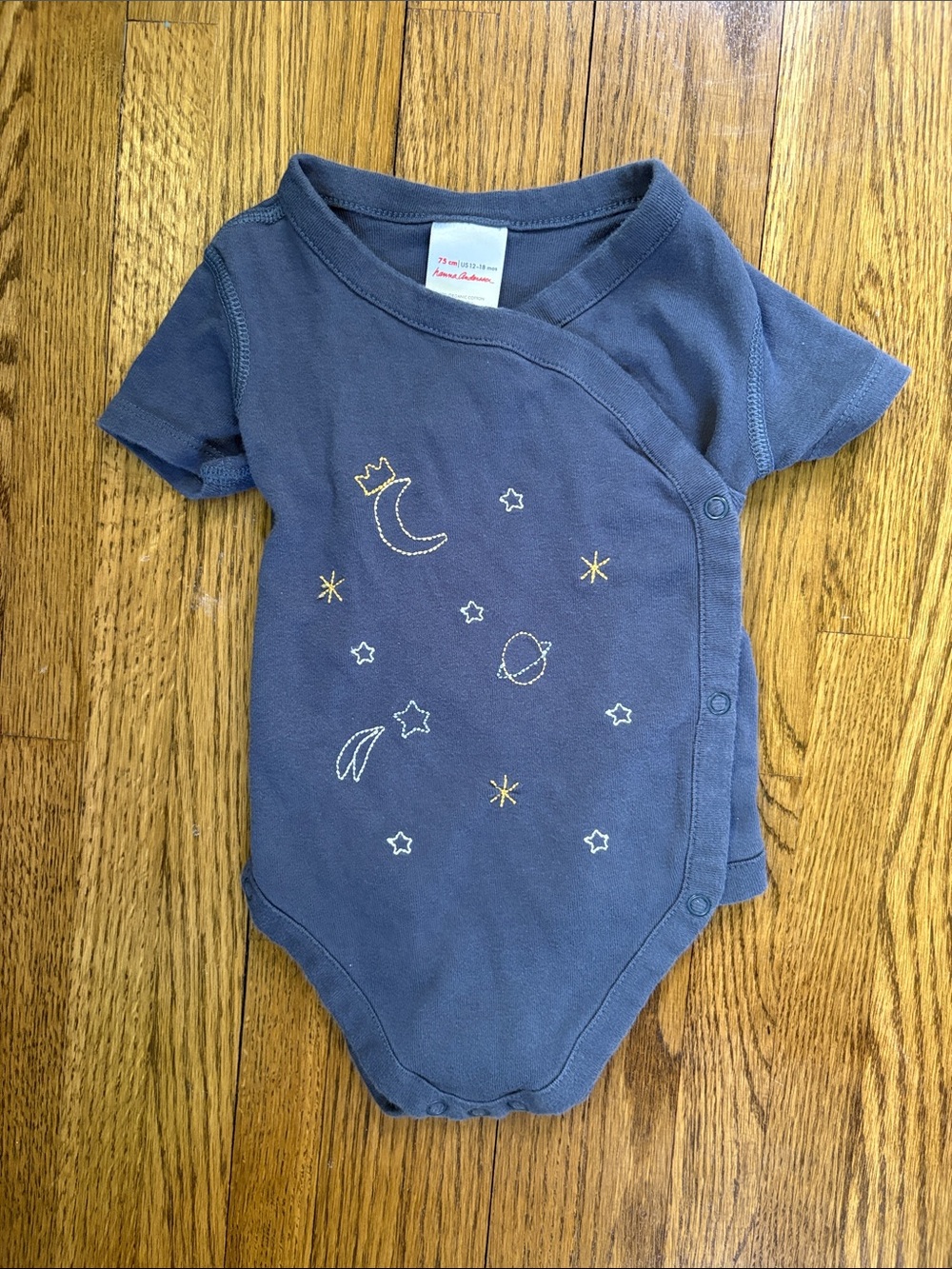 Embroidered Kimono Bodysuit stars